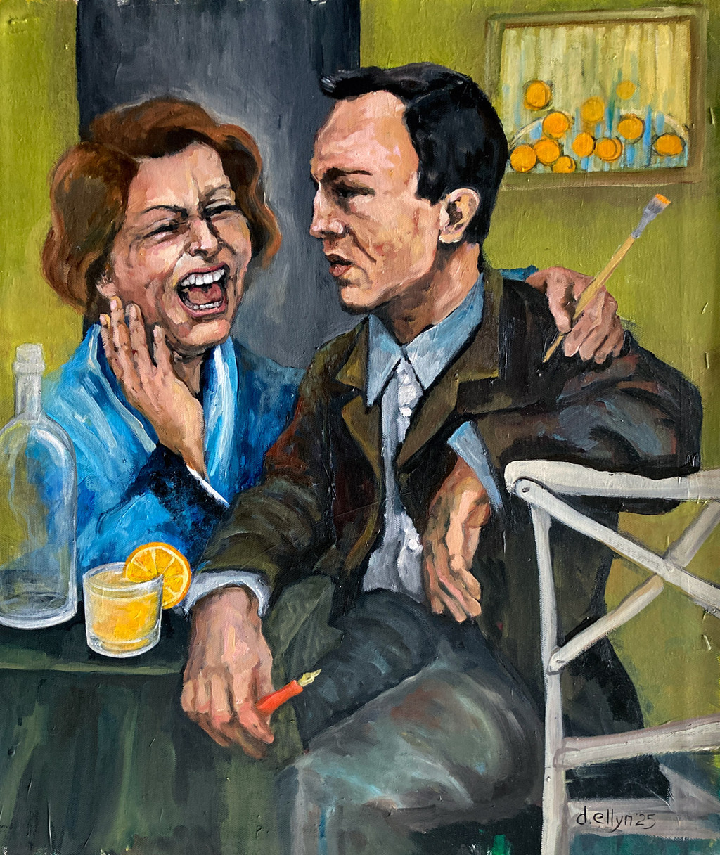 Portrait of  Grace Hartigan and Frank O'Hara