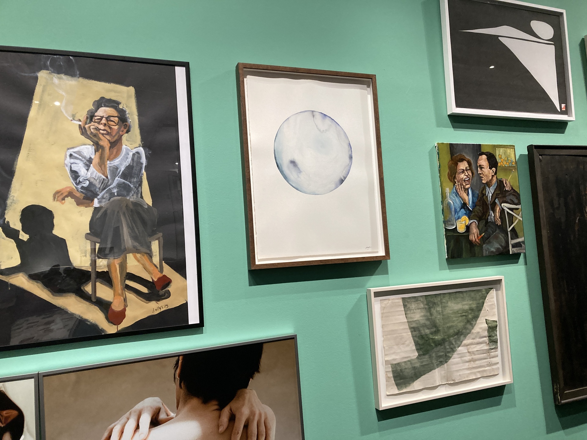 golden age on exhibit alongside other paintings at Pen + Brush gallery