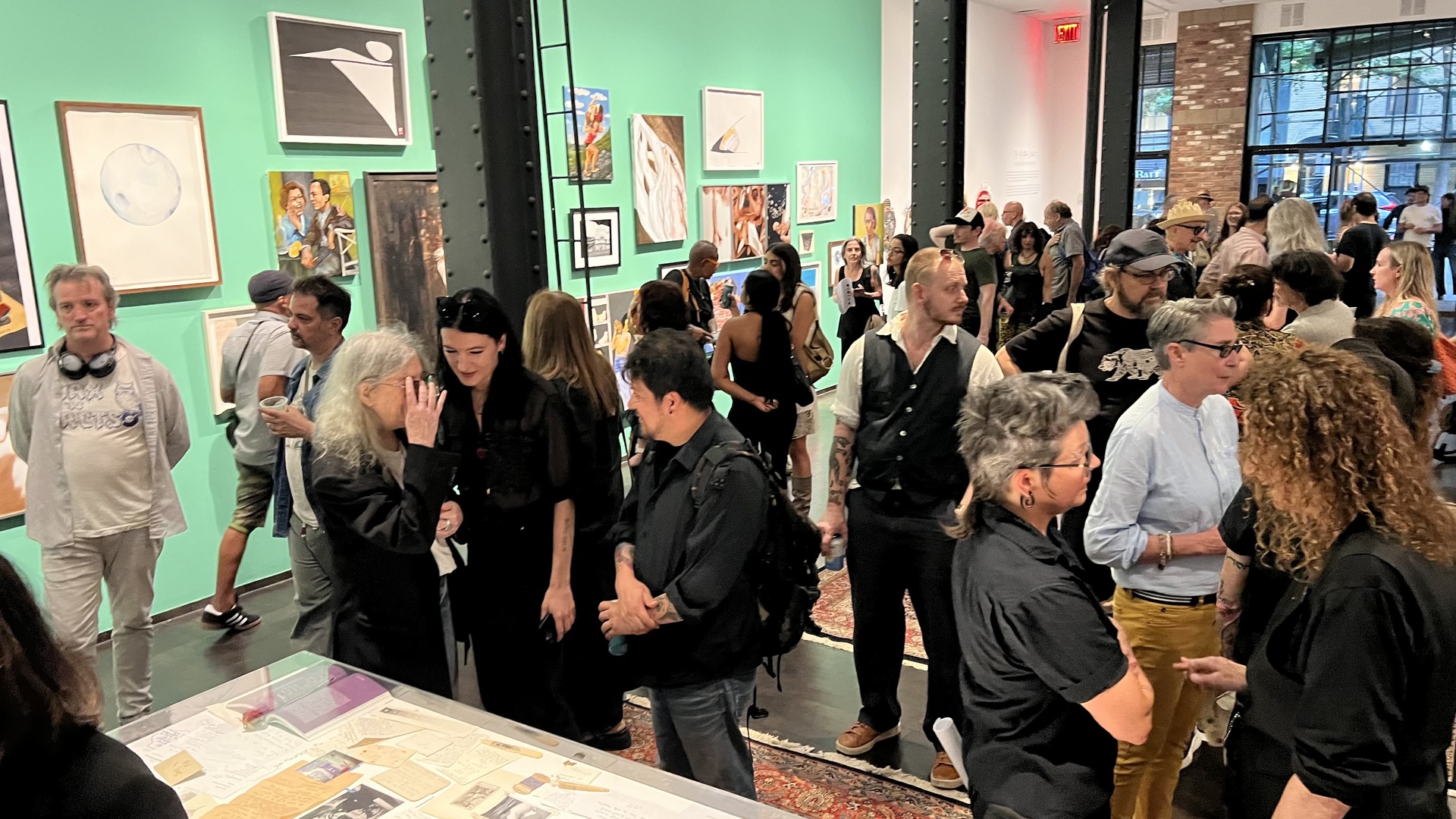 golden age on exhibit alongside other paintings at Pen + Brush gallery