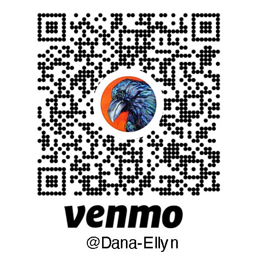 QR code to send money to Dana Ellyn via Venmo